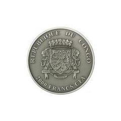 2000 Francs CFA Hippo
