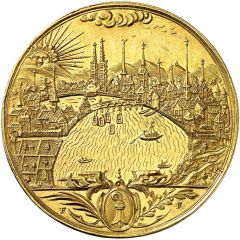 Presentation Medal `Gluckhennenmedaille` 10 Ducats