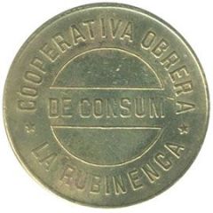 10 Centimos - Cooperativa Obrera de Consum La Rubinenca