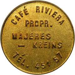 Token - Café Riviera Luxembourg