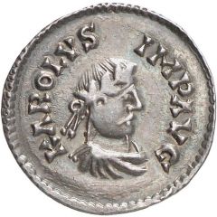 Denier - Charlemagne Lyon mint, City gate