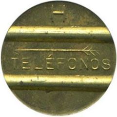 Token - CTNE 3 grooves. H up on the reverse