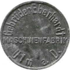 5 Pfennig - Ulm Gebrüder Eberhardt Maschinenfabrik