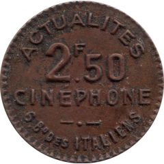 2,50 Francs - Actualités Cinephone