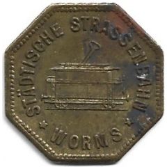 Tram Token - Worms