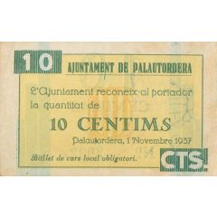 10 Céntimos Palautordera