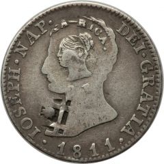 2 Reales Type III Counterstamp