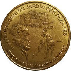 Monnaie de Paris Tourist Token - Ménagerie du jardin des plantes Le singe et le bouquetin