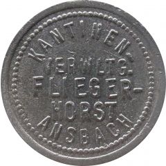 25 Pfennig - Ansbach Kantinen Verwltg Flieger Horst
