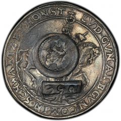 Jefimok Rouble - Alexey Mikhailovich Countermarked over `Schwarzenburg Taler 1606`