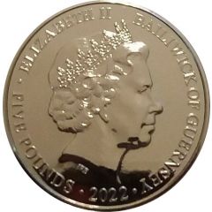 5 Pounds - Elizabeth II Platinum Jubilee, Colourised
