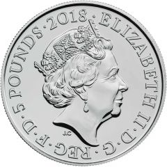 5 Pounds - Elizabeth II 5th portrait, Prince Charles 70th Birthday