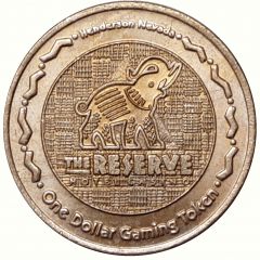 1 Dollar Gaming Token - The Reserve Hotel Casino Henderson, Nevada