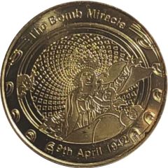 National Tokens Maltese Heritage - Mosta The Bomb Miracle