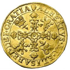 1 Crown - Albert and Isabella