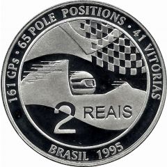 2 Reais Ayrton Senna