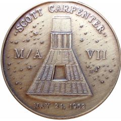 Medal - Project Mercury Scott Carpenter