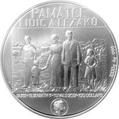 100 Dollars - Elizabeth II Lidice and Ležáky massacres