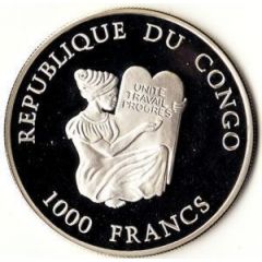 1000 Francs CFA FIFA World Cup 1998