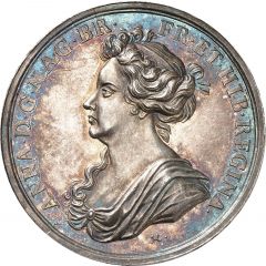 Medal - Anne Stuart Attempted invasion of Scotland