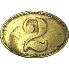 2 Peso - Miramar coffee harvester token
