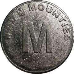 Token - Mad @ Mounties Game/Amusement Token