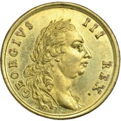 Medalet - George III Recovery, brass