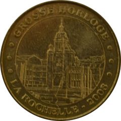 Tourist token - Monnaie de Paris - La Rochelle - Grosse Horloge