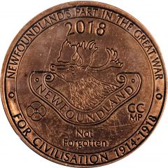 Medal - Newfoundland`s Part in the Great War