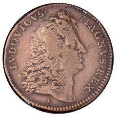 Token - Louis XIV - Bâtiments du Roi - Attollit Flumina Montes Deprimit - Aqueduct of Maintenon