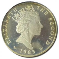 5 Pounds - Elizabeth II Knight, Silver Proof