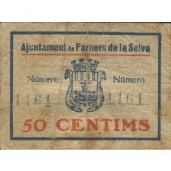 50 Céntimos Farners de la Selva