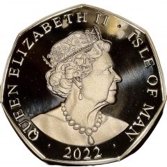50 pence - Elizabeth II Platinum Jubilee, Silver 5oz