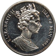 1 Crown - Elizabeth II Airmail