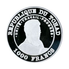 1000 Francs Animals in Peril - Leopard