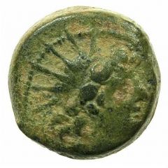 Æ19 - Antiochos VIII and Cleopatra III Owl