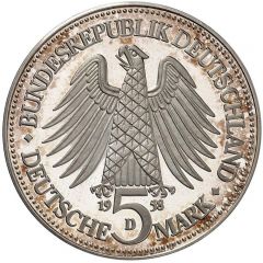 5 Deutsche Mark Saar - Pattern