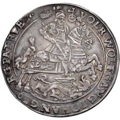 1 Thaler - Volrat VI, Wolfgang III, and John George