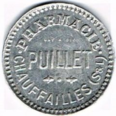 10 centimes Pharmacie Puillet - Chauffailles 71