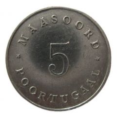 Token - 5 Cent Maasoord Poortugaal, Sweden