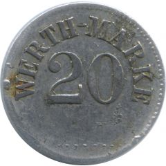 20 Pfennig Werth-Marke