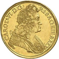 5 Ducats - Charles VI Breslau