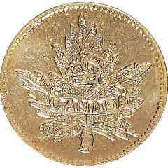 1 Dollar - British Columbia Gold Maple leaf