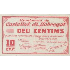 10 Céntimos Castellet de Llobregat