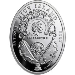 1 Dollar - Elizabeth II Love Trophies Egg