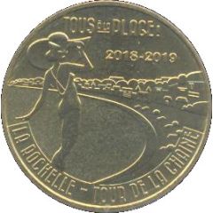 Monnaie de Paris Tourist Token - La Rochelle Tour de la Chaîne - Tous à la plage 2018-2019