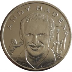 Medal - 15 Great All Blacks Andy Haden