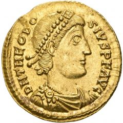 Solidus - Theodosius I VICTORIA AVGG, Thessalonica