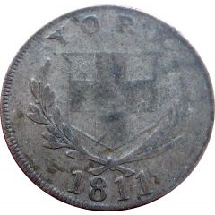 1 Shilling Yorkshire - York / Cattle and Barber
