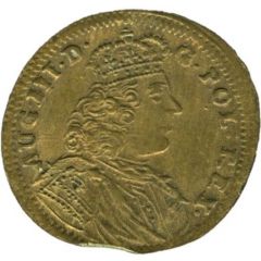 Augustus III King of Poland and Maria Josepha of Austria Rechenpfennig by J.J. Dietzel